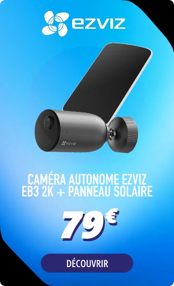 CAMERA EZVIZ + PANNEAU SOLAIRE